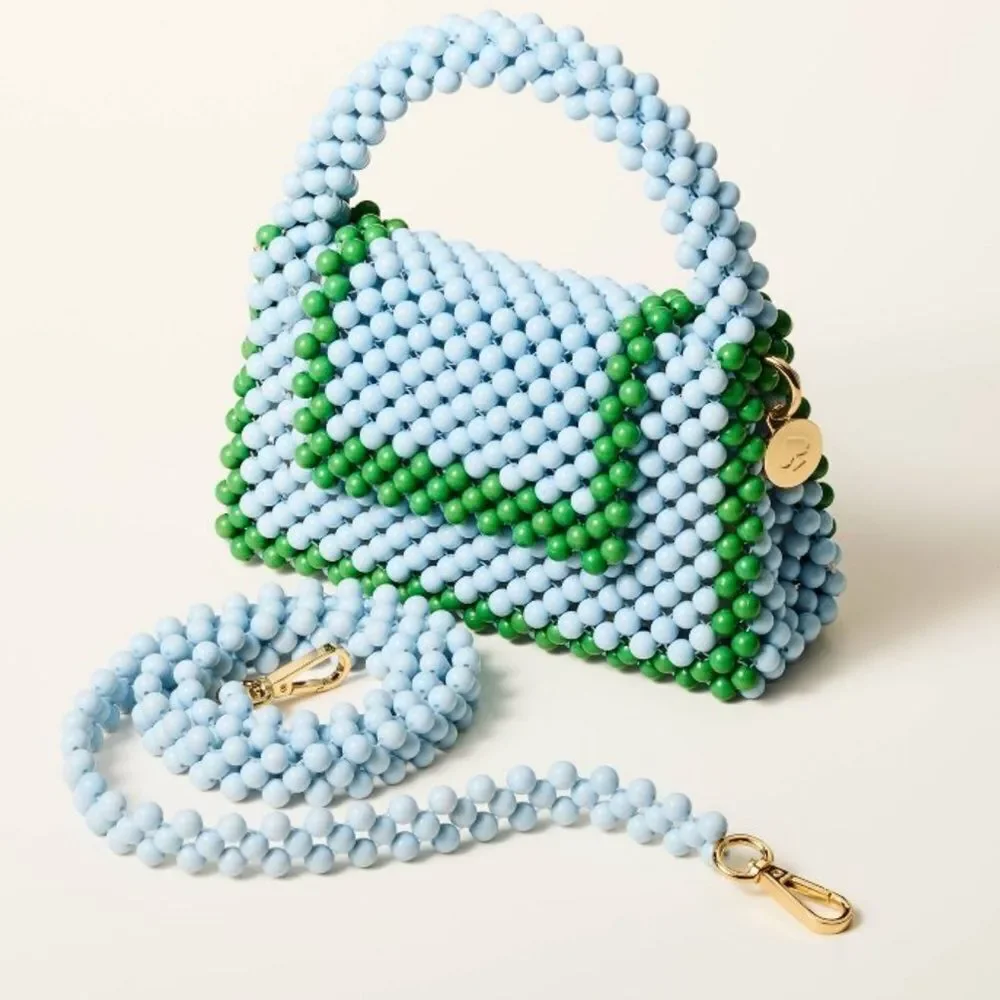 Kate Spade New York Colorblock Beaded Crossbody Handbag!